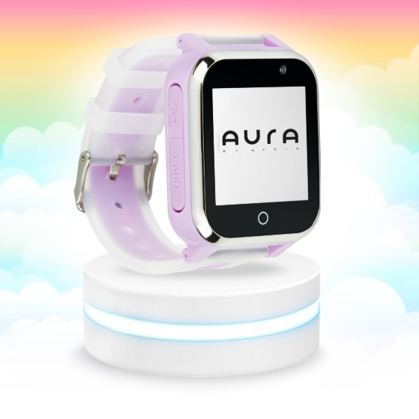 Фото - Дитячий годинник Aura A100 Tracker/WIFI Purple (AUR-A100-PL)