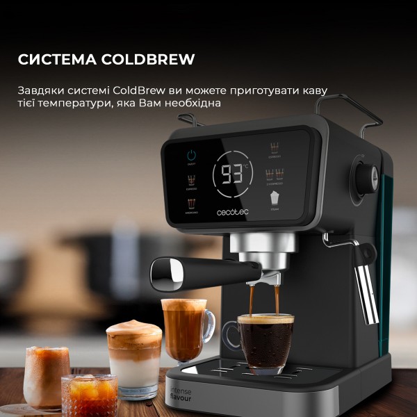 Фото - Кофеварка рожковая Cecotec Power Espresso 20 ColdBrew Touch CCTC-00269