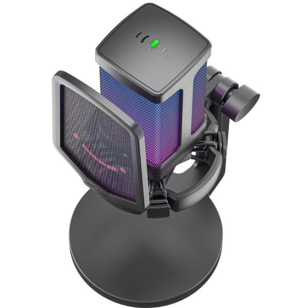 Фото - Мікрофон до комп'ютера дротовий Fifine Q6 USB Black