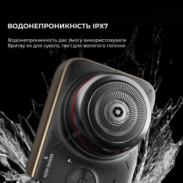 Фото - Бритва Metz Camerist Shaver titanium gold with Bag (MZDF013)