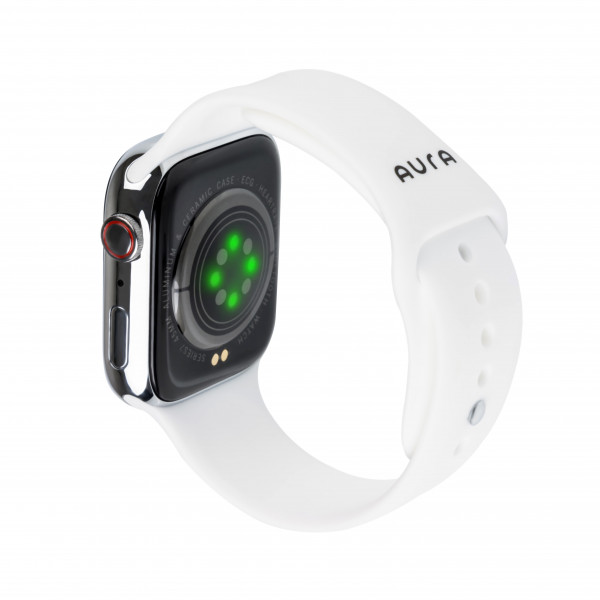 Фото - Смарт-годинник Aura X3 Pro 47mm White (SWAX347W)