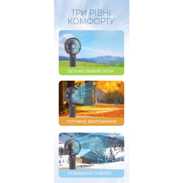 Фото - Вентилятор портативний Dyxon MEGAFAN 3003 Gray (DXNFNMGFN3003G)