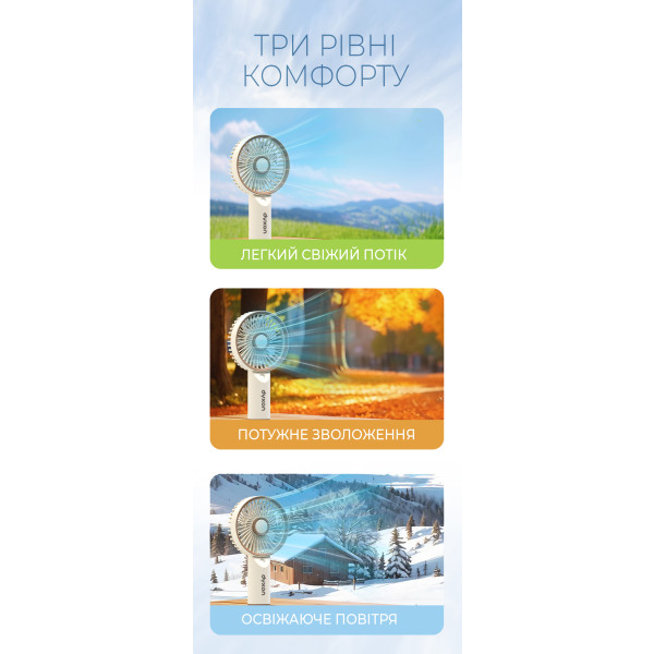 Фото - Вентилятор портативний  Dyxon MEGAFAN 3003 White (DXNFNMGFN3003W)