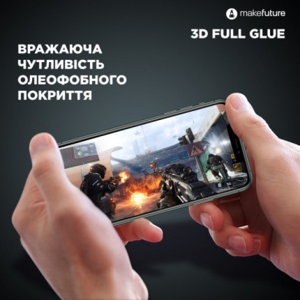 Фото - Захисне скло для смартфона MAKE 3D Apple iPhone SE 2022 (MGD-AISE22)