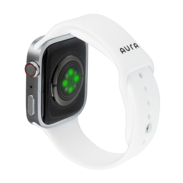 Фото - Смарт-годинник Aura X1 Pro 44mm White (SWAX144W)