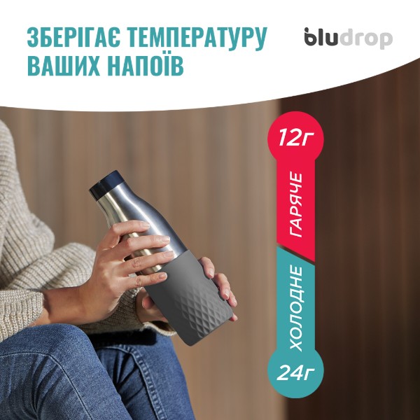 Фото - Термопляшка Tefal Bludrop Pink 0.5 л (N3110810)