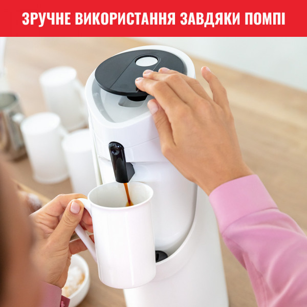Фото - Термос Tefal K3140214 PONZA PUMP 1.9 л білий