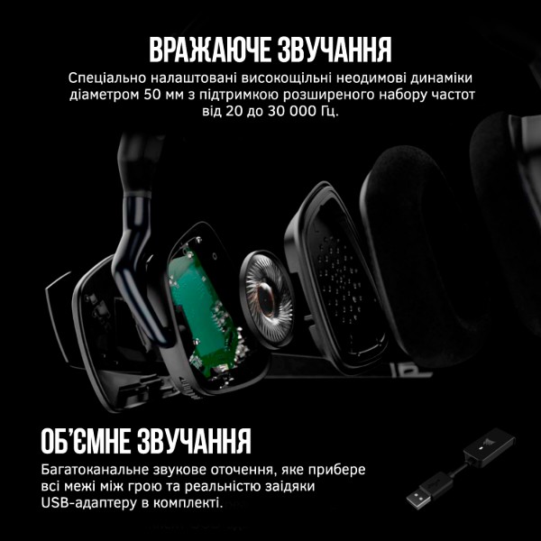 Фото - Гарнітура дротова ігрова Corsair Void RGB Elite (CA-9011203-EU)