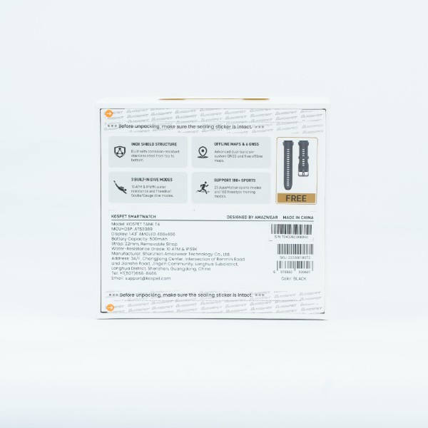 Фото - Смарт-часы KOSPET TANK T4 SE BLACK