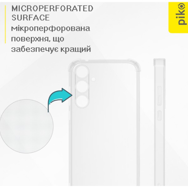 Фото - Чохол для смартфону Piko Shockproof TPU for Samsung Galaxy A37 Transparent (1283126635199)