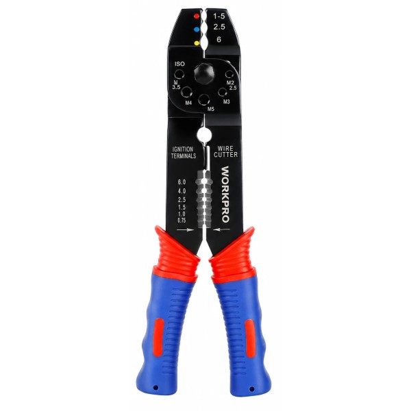 Фото - Клещи WORKPRO 200 мм, 0.75-6 мм PRO (WP291001)