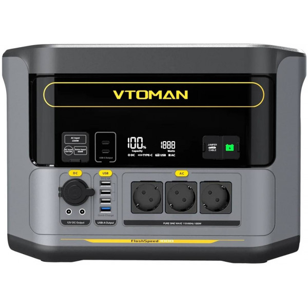 Фото - Зарядна станція універсальна Vtoman FlashSpeed 1000 PB-85 828Wh 1000W