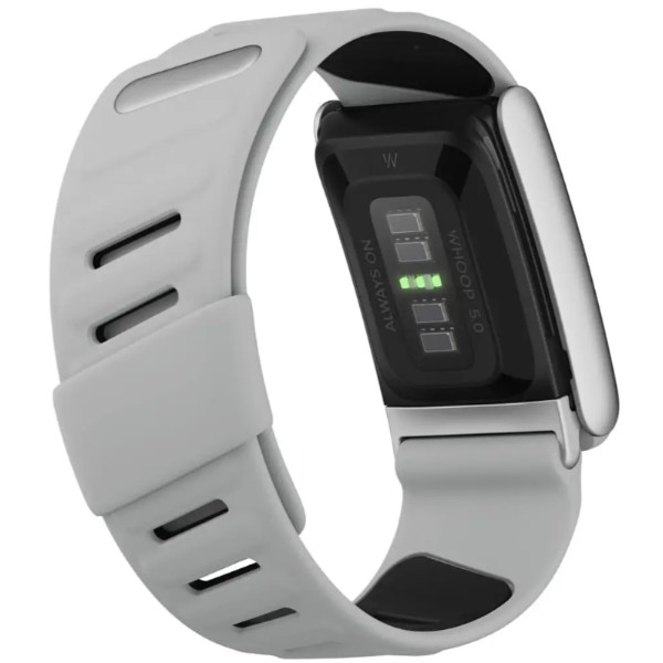 Фото - Ремешок для фитнес-браслета Armorstandart Silicone Tech for Whoop MG Grey with Silver (ARM93102)