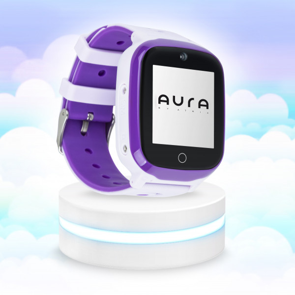 Фото - Дитячий годинник Aura A200 Tracker/WIFI Purple (AUR-A200-PL)
