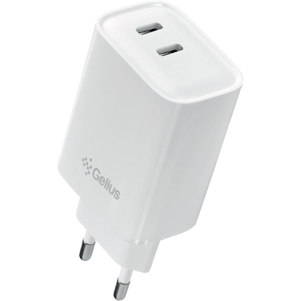 Фото - Уцінка - Мережевий зарядний пристрій Gelius Wall charger Dos 40W GP-HC062 2Type-C White