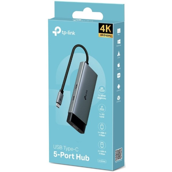 Фото - Хаб USB TP-Link UH5020C