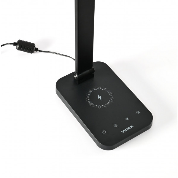 Фото - Настільна лампа Videx з бездротовою зарядкою VL-TF17B 18W 1800-6500K (27467)