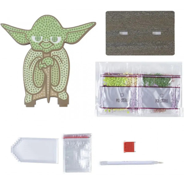 Фото - Алмазний живопис Crystal Art Йода (CAFGR-SWS005)