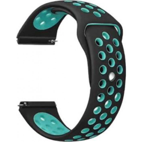 Фото - Ремінець для смарт-годинника BeCover Nike Style for Huawei Watch GT/GT 2 46mm/GT 2 Pro/GT Active/Honor Watch Magic 1/2/GS Pro/Dream Black-Blue (705791)