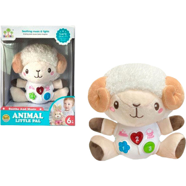 Фото - Інтерактивна іграшка м'яка Sunlike Баранчик зі світлом і звуком (SL88029) Фото - Інтерактивна іграшка м'яка Sunlike Баранчик зі світлом і звуком (SL88029)