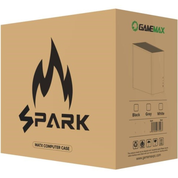 Фото - Корпус Gamemax  SPARK FULL WHITE