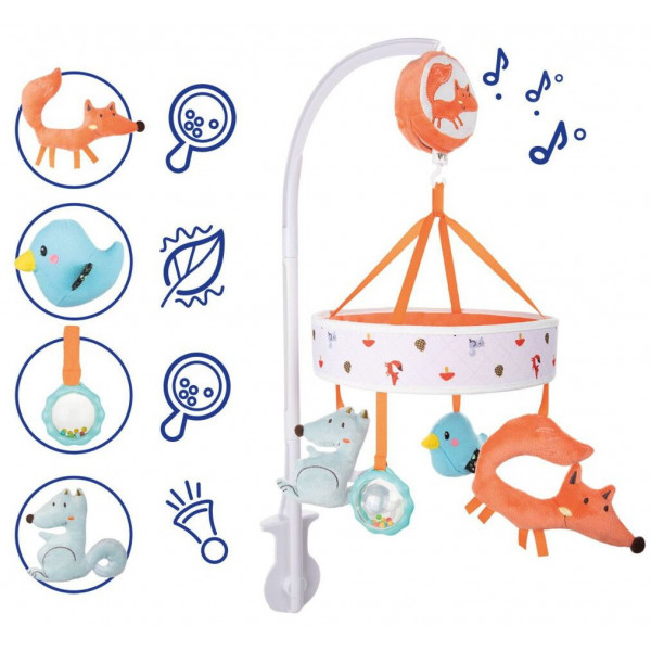 Фото - Мобиль музыкальный Canpol babies FOX (75/201)