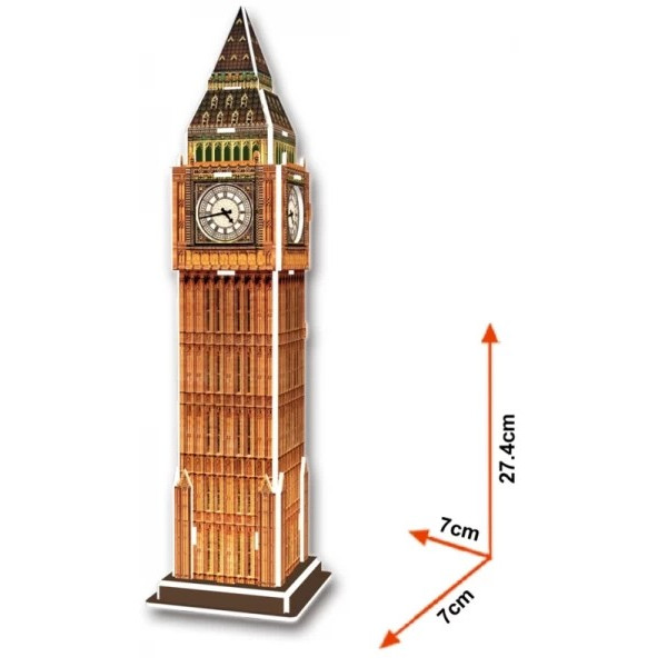 Фото - 3D пазли Cubic Fun "Біг Бен" серія міні (S3015h)