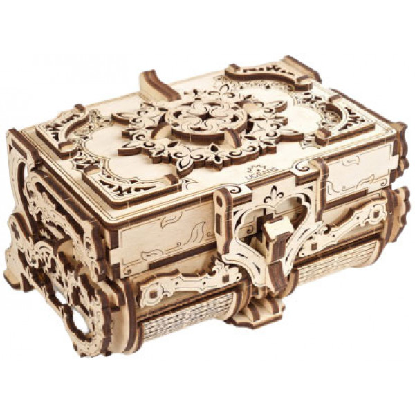 Фото - 3D пазли Ugears Антикварна скринька (70089)