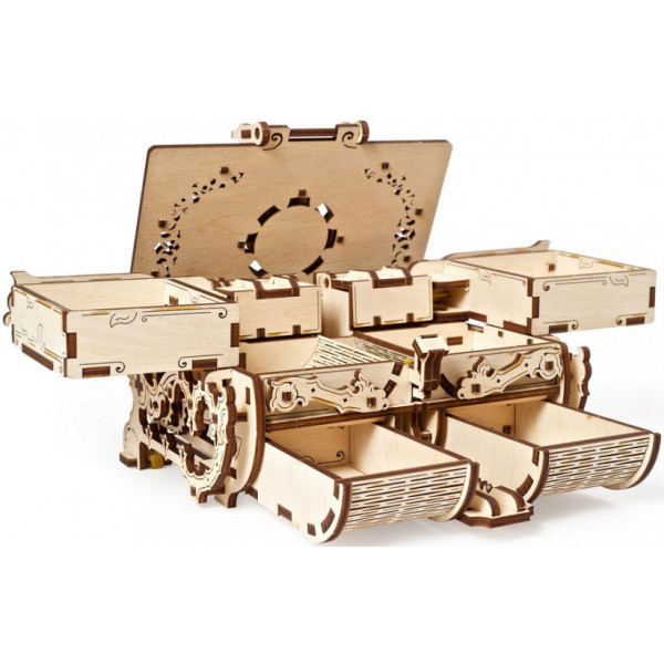 Фото - 3D пазли Ugears Антикварна скринька (70089)