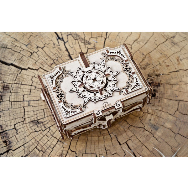 Фото - 3D пазли Ugears Антикварна скринька (70089)