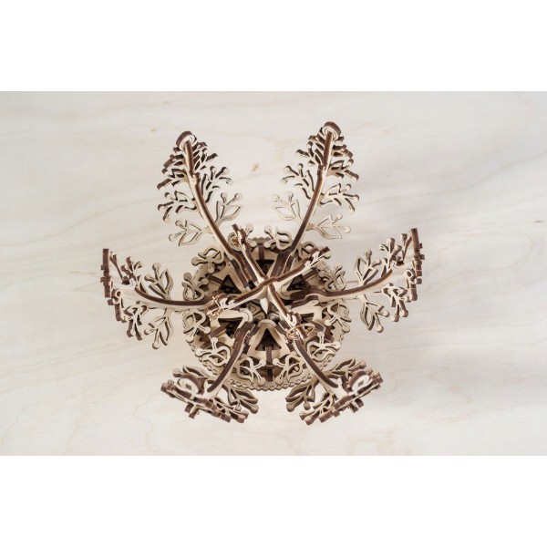 Фото - 3D пазлы Ugears Механический цветок (70019)