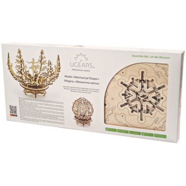 Фото - 3D пазлы Ugears Механический цветок (70019)