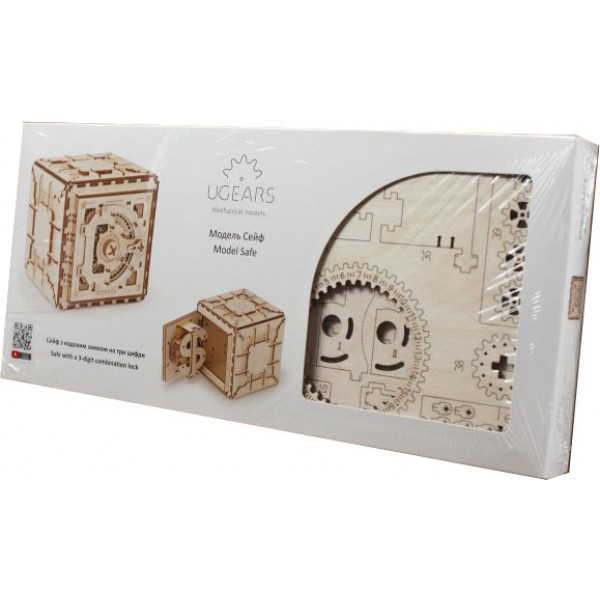 Фото - 3D пазли Ugears Сейф (70011)
