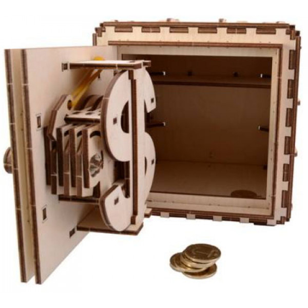 Фото - 3D пазли Ugears Сейф (70011)