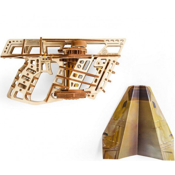 Фото - 3D пазлы Ugears Запуск самолетов (70075)