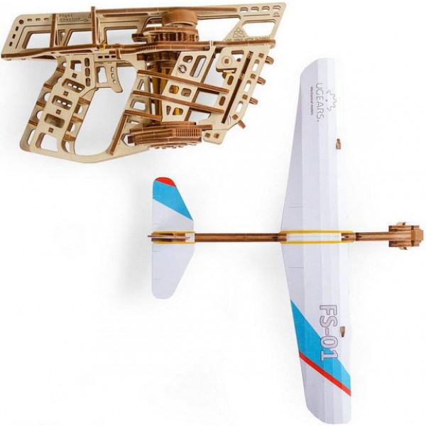 Фото - 3D пазлы Ugears Запуск самолетов (70075)