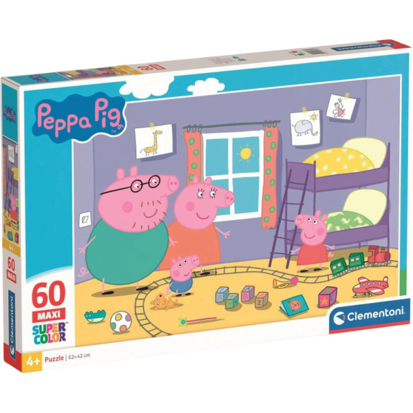 Фото - Пазли (3-4 роки) Clementoni Peppa Pig серія MAXI 60 ел. (26438)