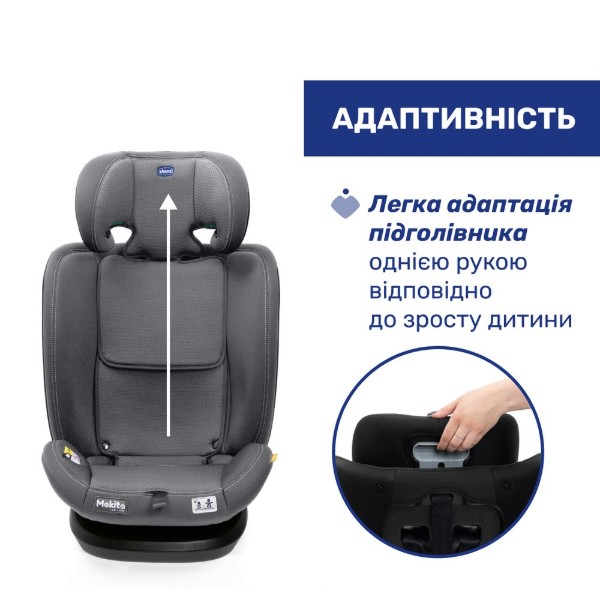 Фото - Автокрісло Chicco Mokita i-Size гр. 1/2/3 кол.73 (87033.73)
