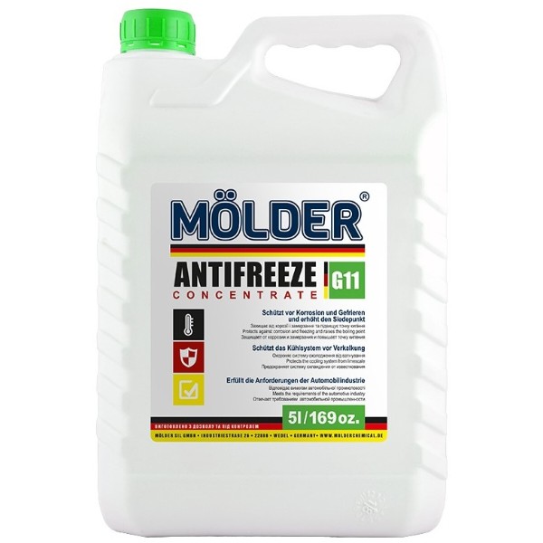 Фото - Антифриз Molder концентрат зеленый 5 л (UKF-050-G11GRN)
