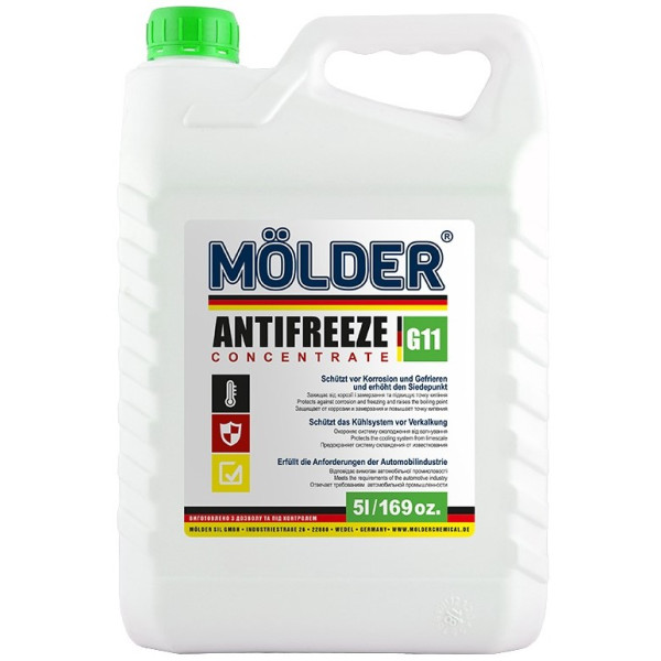 Фото - Антифриз Molder концентрат зелений 5 л (KF-050-G11GRN)