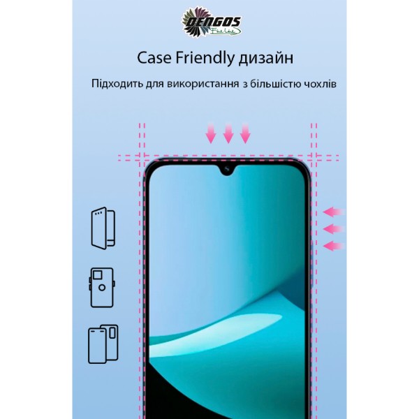 Фото - Захисне скло для смартфону DENGOS for Xiaomi Redmi A7 Pro Black Full Glue (TGFG-447)