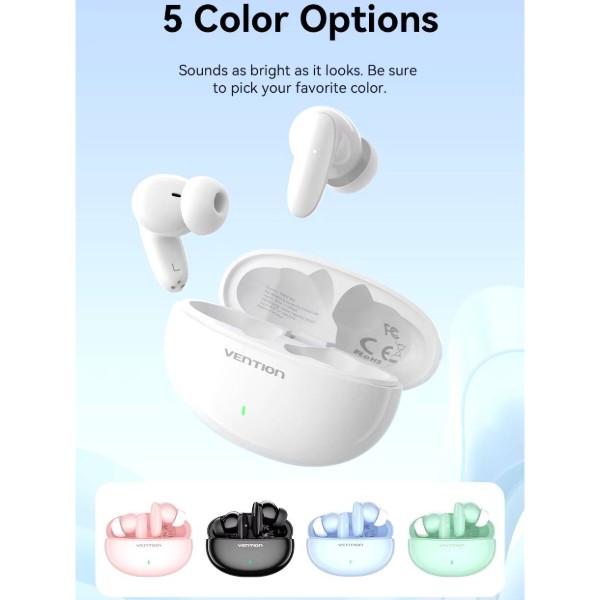 Фото - Навушники вкладиші бездротові TWS Vention Elf Earbuds E01 Black (NBFB0)