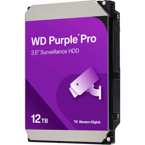 Фото - Жорсткий диск внутрішній Western Digital Purple Pro 12Tb 7200/512Mb TA III (WD122PURP)