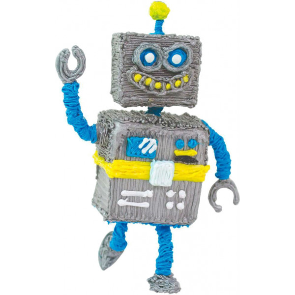 Фото - 3D-ручка 3Doodler Start  МЕГАКРЕАТИВ (192 стрижня, 8 шаблонів)