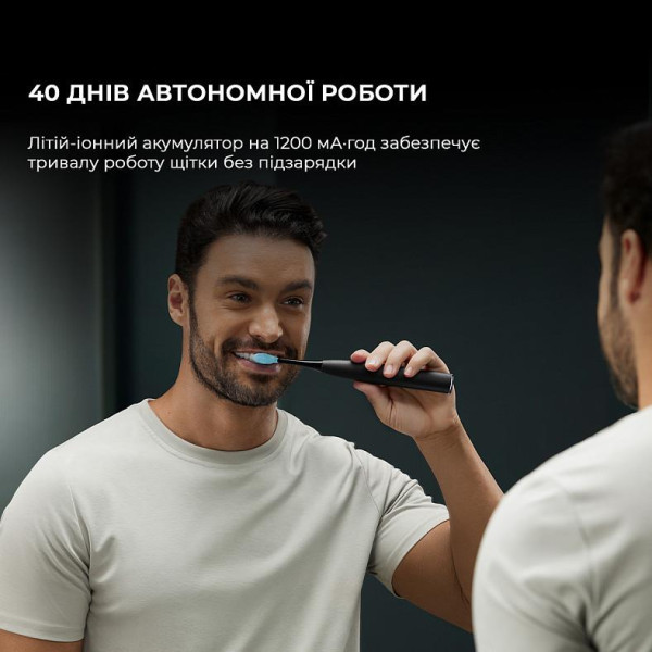 Фото - Зубная щетка электрическая Oclean X Ultra 20 S Duo Set Green+Black (6970810557152)
