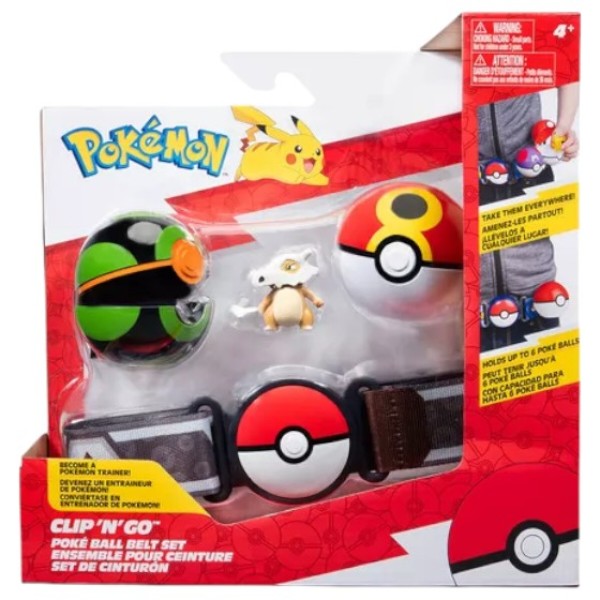 Фото - Набор игровых фигурок Pokemon W15 - ПОЯС С ПОКЕБОЛАМИ КУБОН (PKW3644)