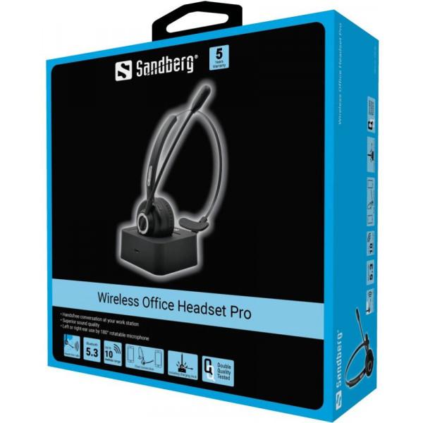 Фото - Гарнітура бездротова Sandberg Bluetooth Office Headset Pro (126-06)