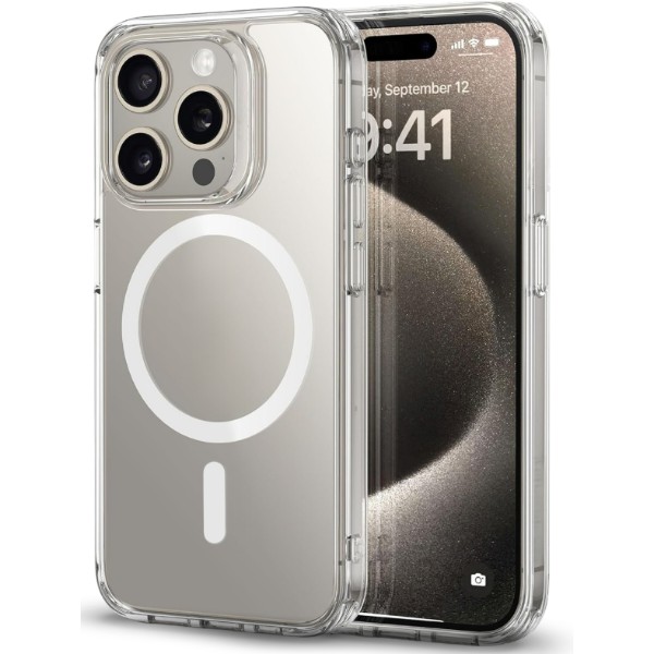 Фото - Чехол для смартфона Intaleo CLEAR for Apple iPhone 15 Pro Max с MagSafe (1283126577611) Фото - Чехол для смартфона Intaleo CLEAR for Apple iPhone 15 Pro Max с MagSafe (1283126577611)
