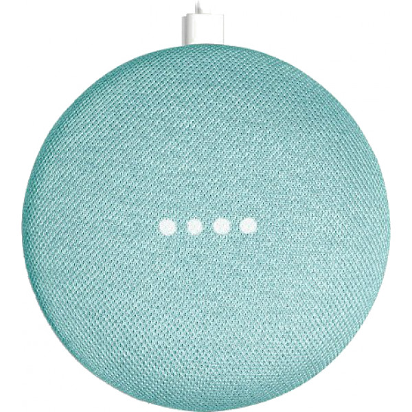 Фото - Портативна акустика Google Home Mini Aqua Blue (GA00275-US)
