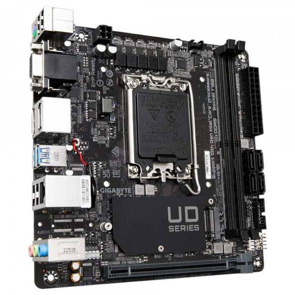 Фото - Материнська плата Gigabyte H610I DDR5